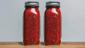 Storage and Preservation of Raspberry Chipotle Sauce