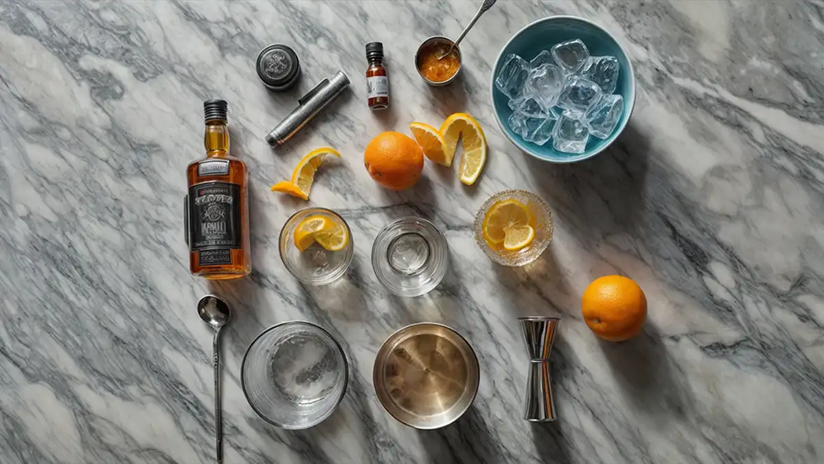 Ingredients and Essential Equipment for Smoked Old Fashioned