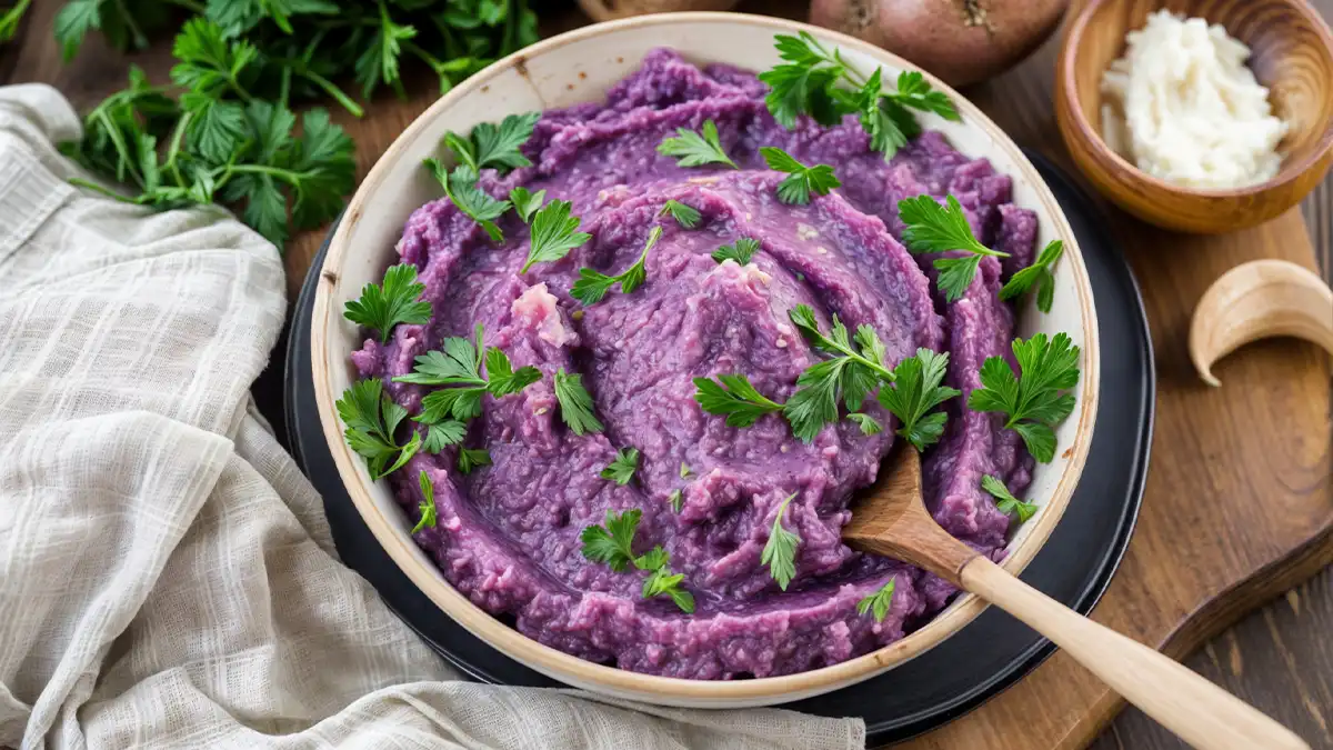 Mashed Purple Sweet Potatoes: A Colorful Comfort Food