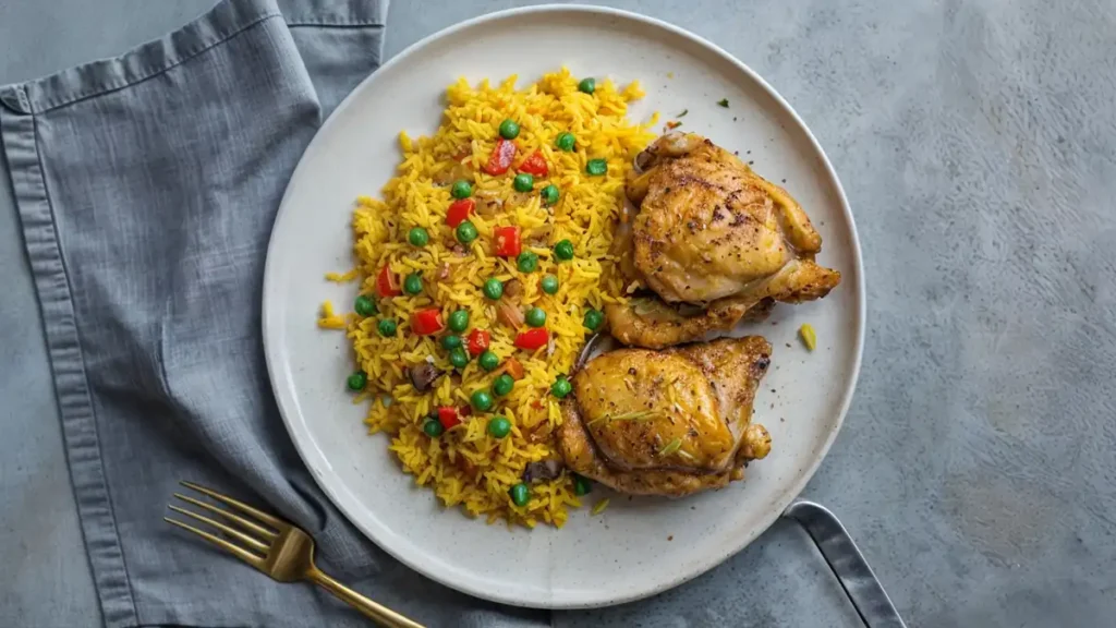 Nutritional Information of Chicken and Yellow Rice Recipe