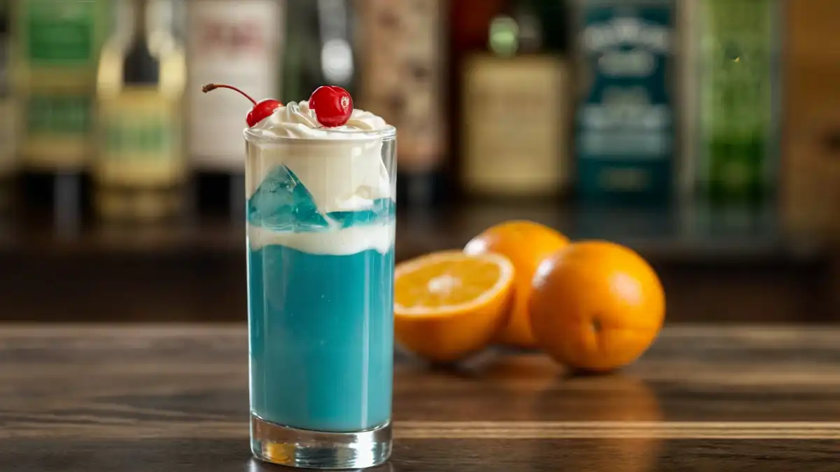 Variations of the Blue Motorcycle Drink - Creamy Blue Motorcycle