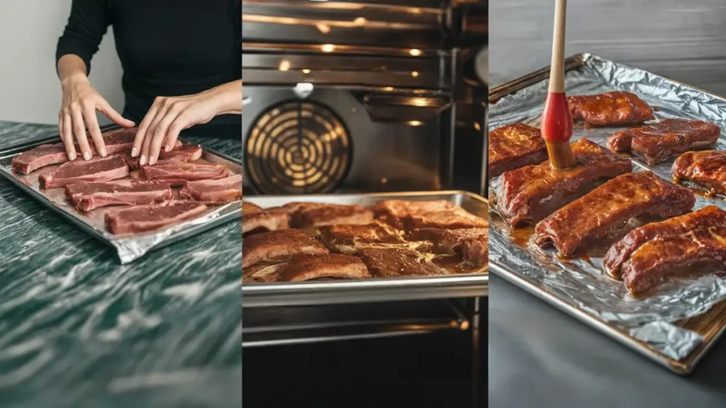 Cooking Process for Oven-Baked Riblets