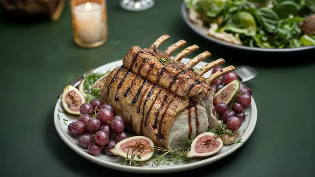 Serving and Presenting Your Rack of Pork Recipe